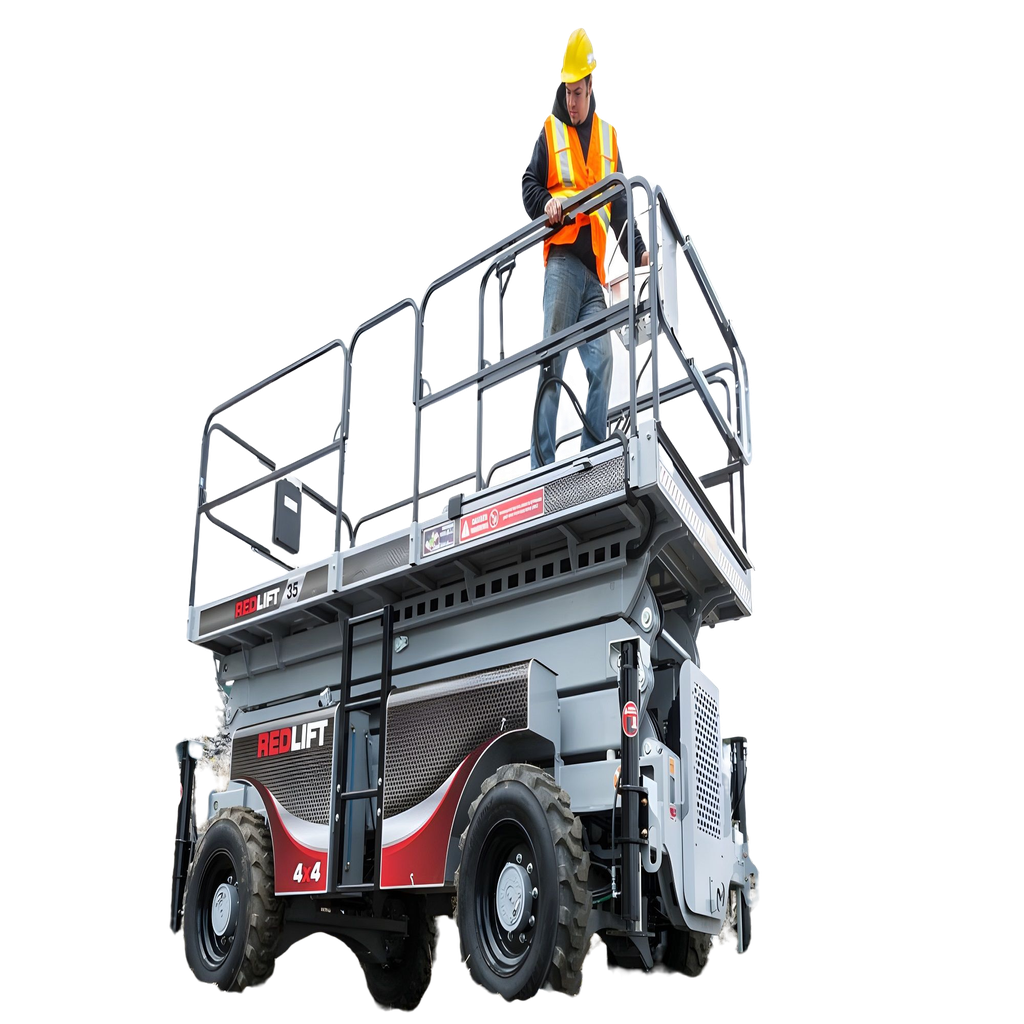 Red lift RL35 35' Fuel scissor lift